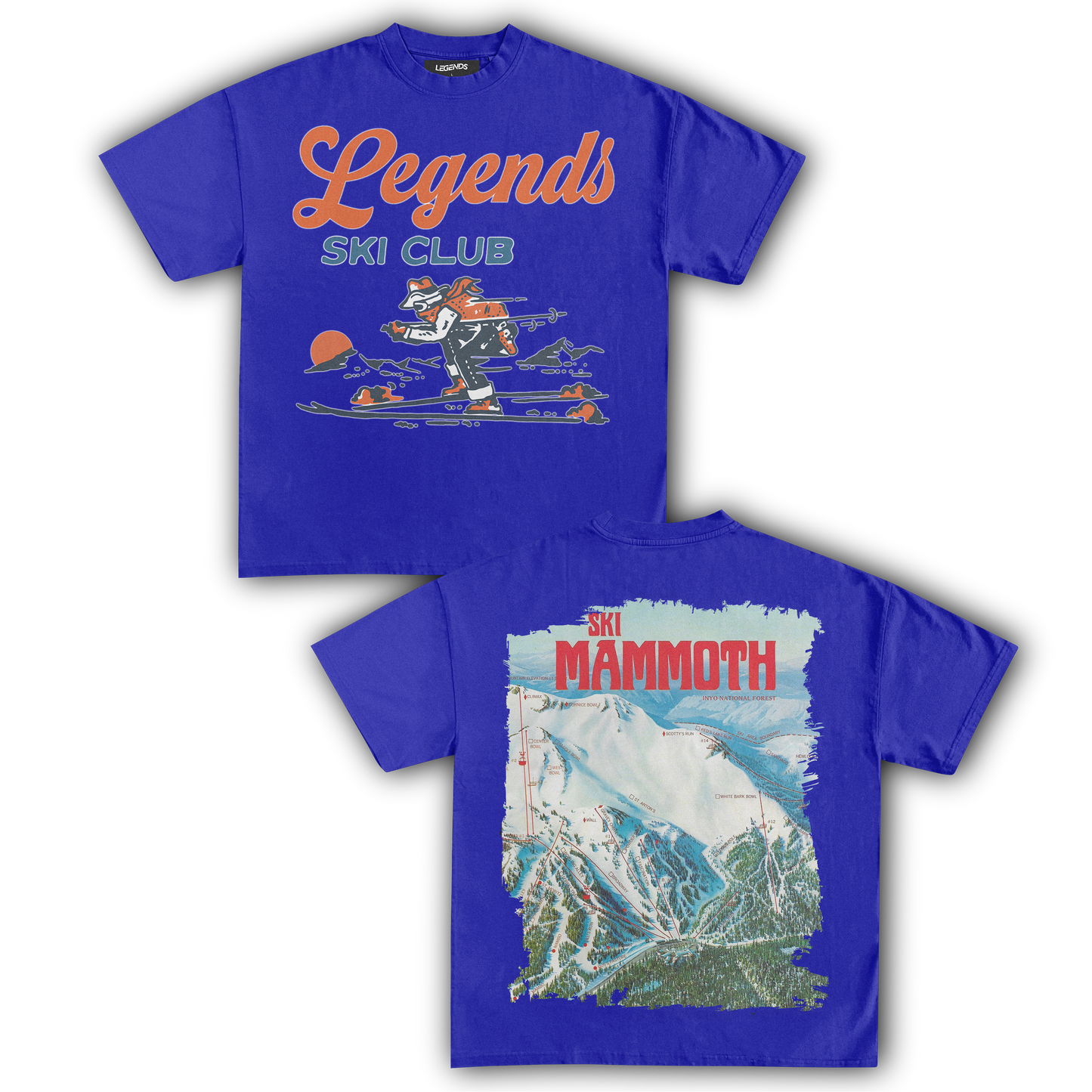 LEGENDS SKI CLUB - MAMMOTH II (DOUBLE SIDED)