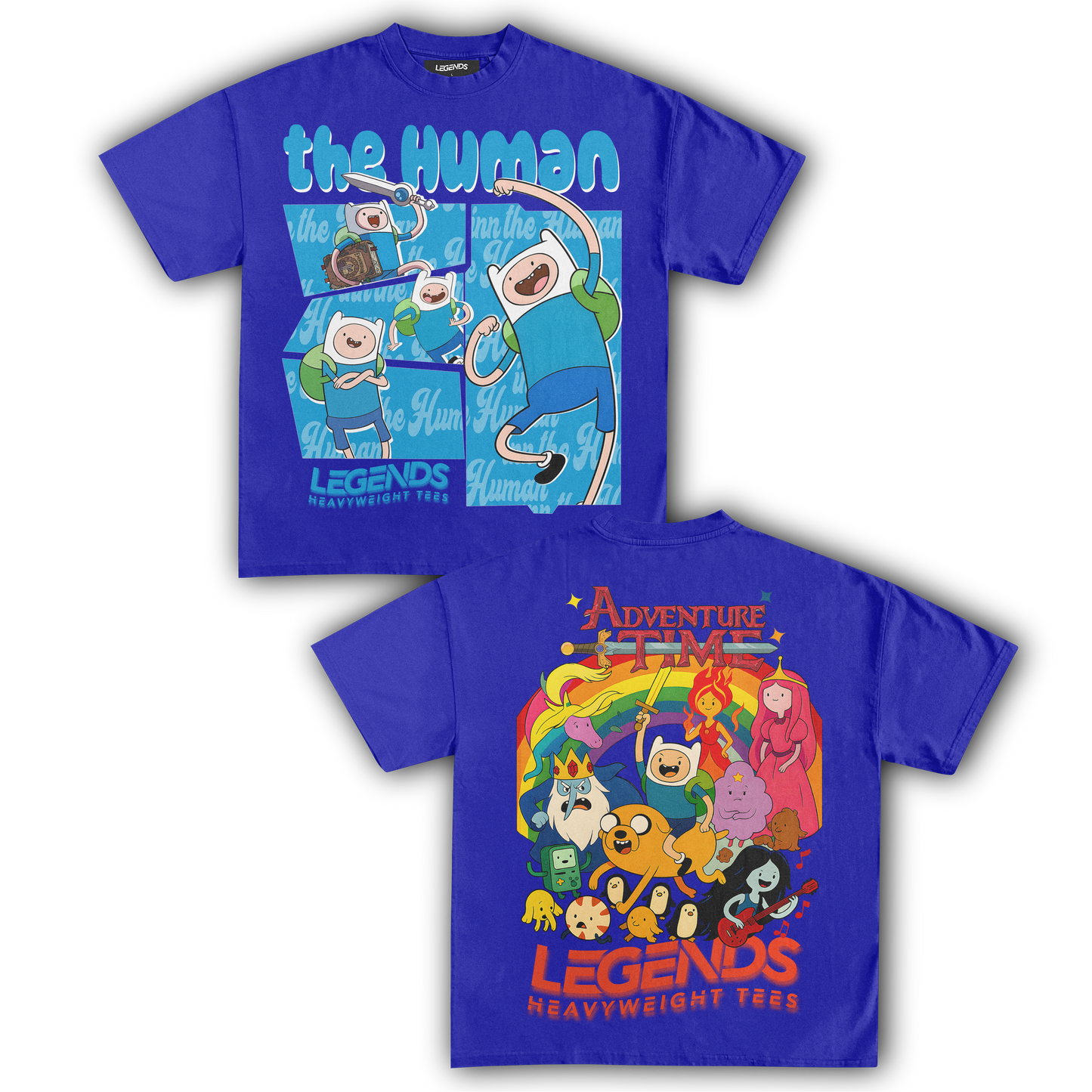 ADVENTURE TIME - FINN THE HUMAN TEE II (DOUBLE SIDED)