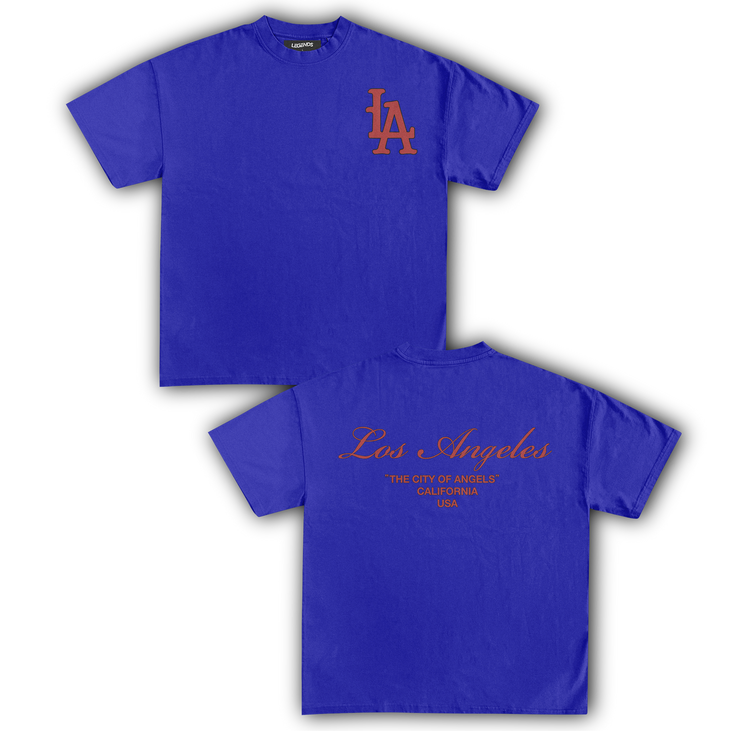 CITY OF ANGELS V1 DOUBLE TEE BLACK