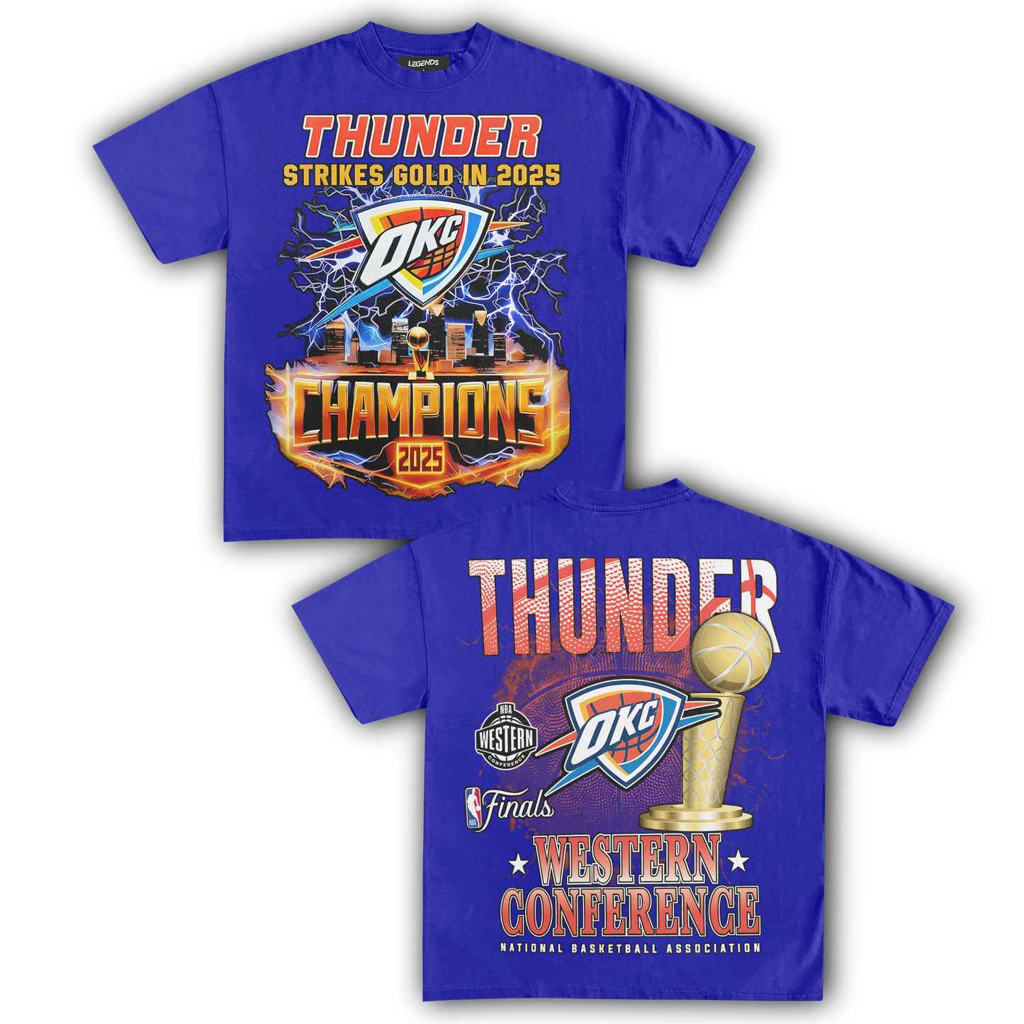 OKLAHOMA CITY THUNDER - CHAMPIONS I (DOUBLE SIDED)