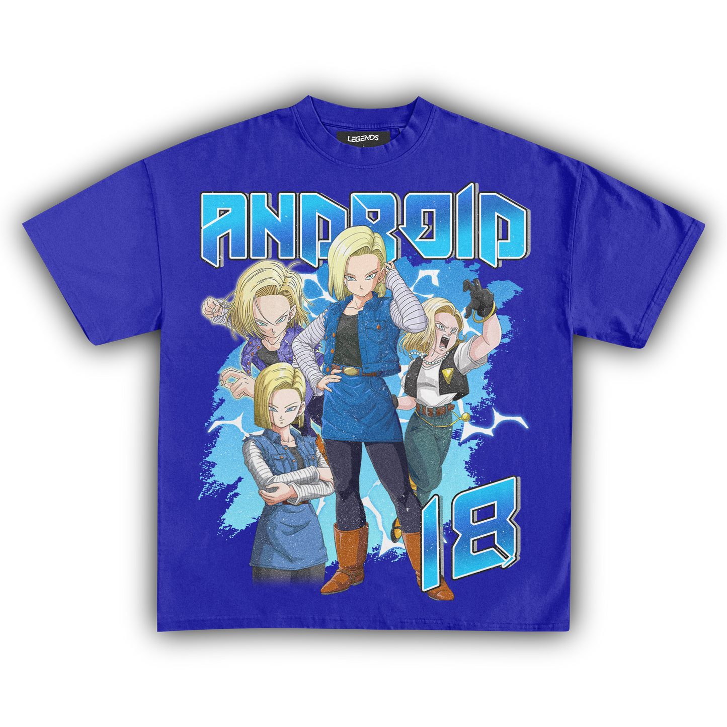 DRAGON BALL Z: ANDROID 18 VINTAGE TEE