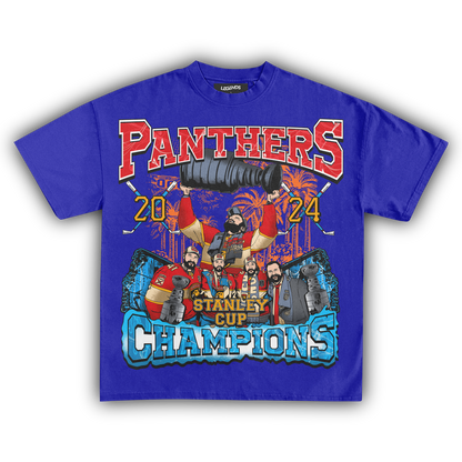 FLORIDA PANTHERS 2024 STANLEY CUP CHAMPIONS TEE