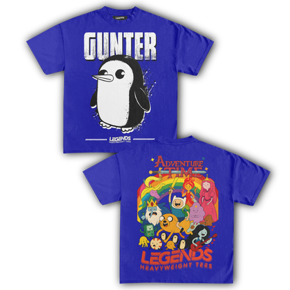 ADVENTURE TIME - GUNTER TEE IV (DOUBLE SIDED)