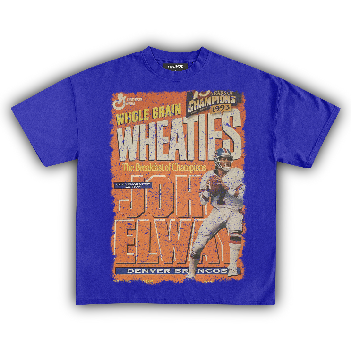 WHEATIES JOHN ELWAY 1993 VINTAGE TEE