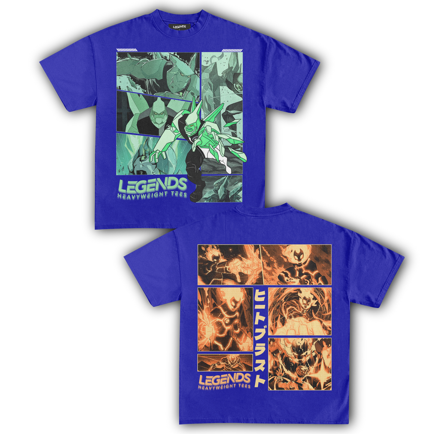 DIAMONDHEAD & HEATBLAST TEE (DOUBLE SIDED)