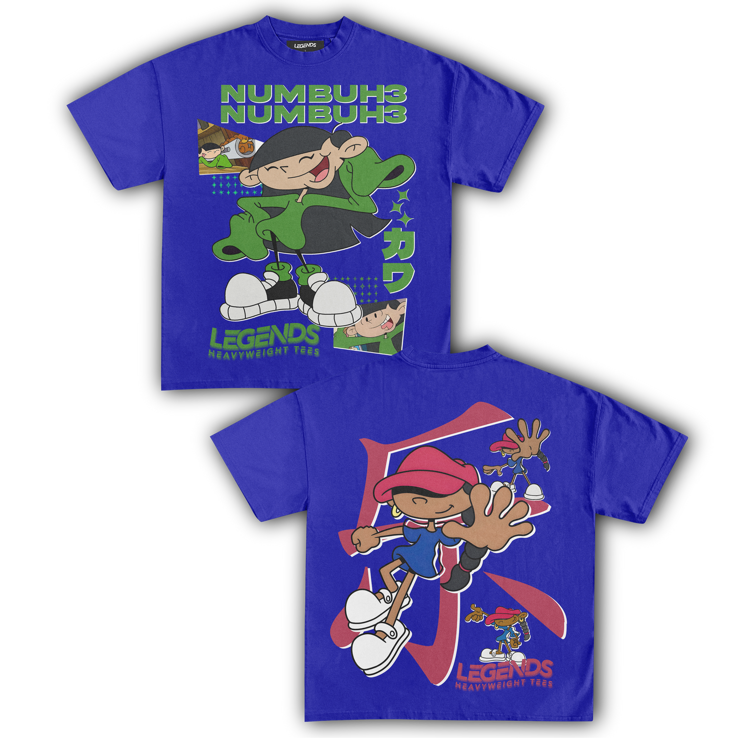 KIDS NEXT DOOR - NUMBER 3 & 5 TEE (DOUBLE SIDED)