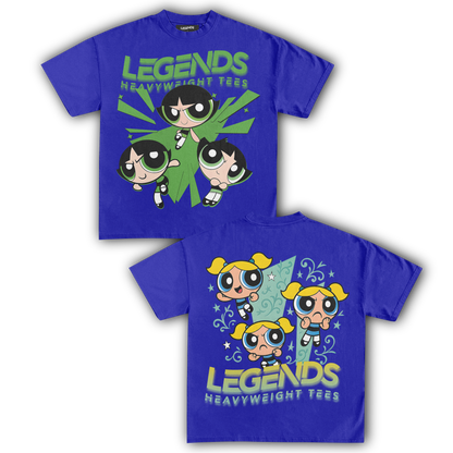 BUTTERCUP & BUBBLES TEE (DOUBLE SIDED)