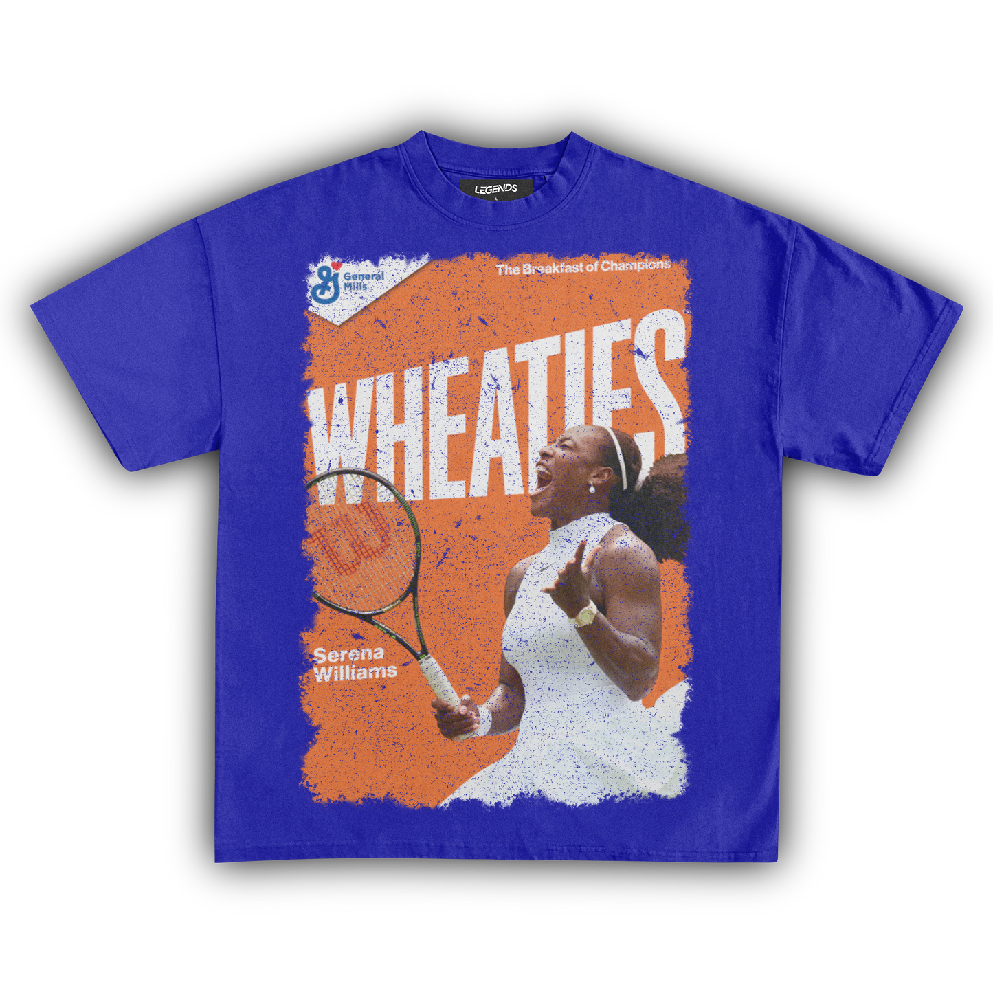 WHEATIES SERENA WILLIAMS 2001 VINTAGE TEE