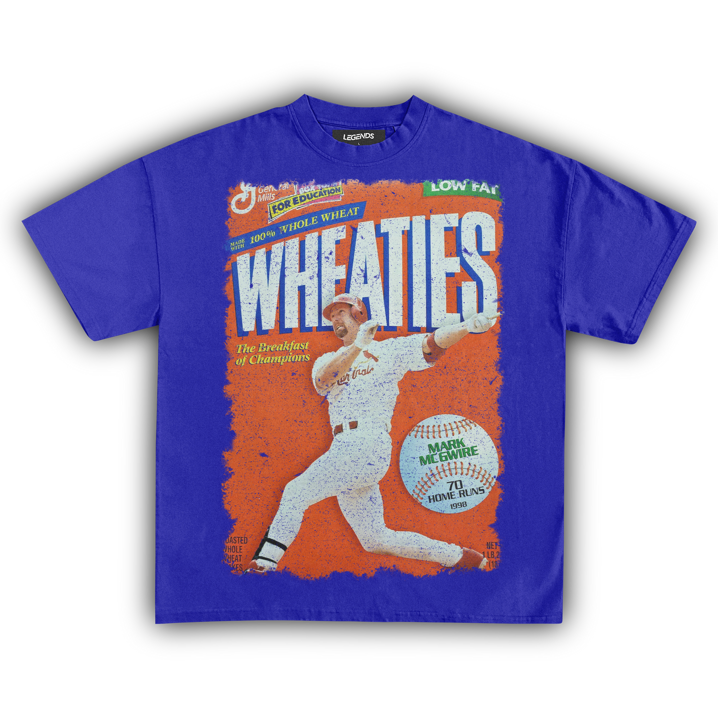 WHEATIES MARK MCGWIRE 1998 VINTAGE TEE