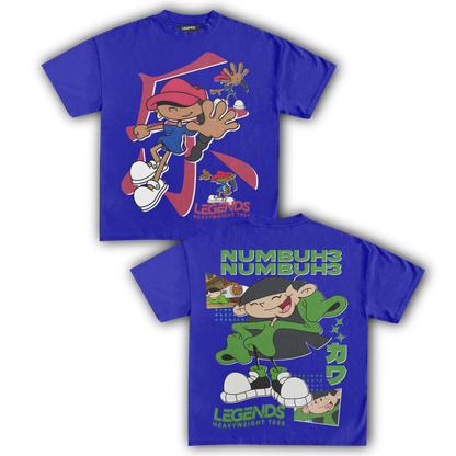 KIDS NEXT DOOR - NUMBER 5 & 3 TEE (DOUBLE SIDED)