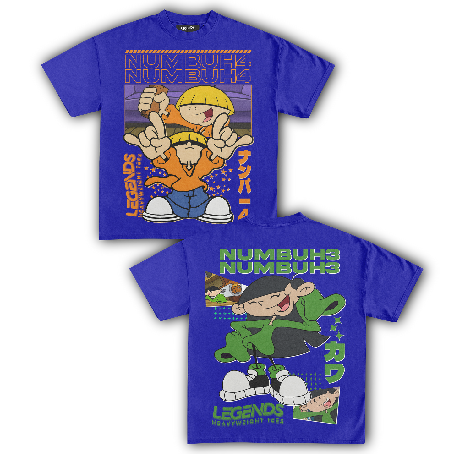 KIDS NEXT DOOR - NUMBER 4 & 3 TEE (DOUBLE SIDED)