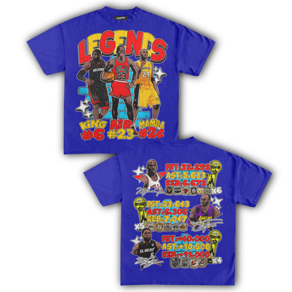 BASKETBALL LEGENDS TEE (Double Sided)