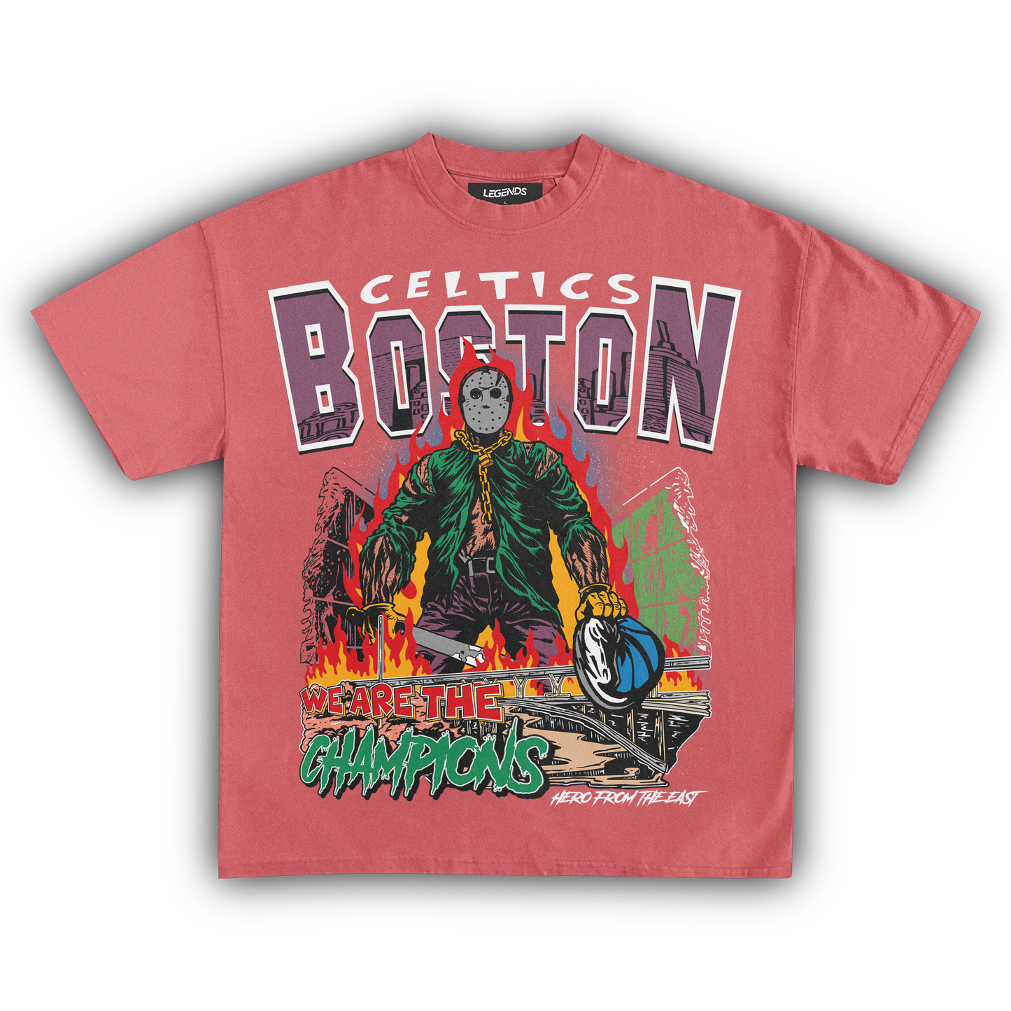 BOSTON CELTICS HELLFIRE TEE