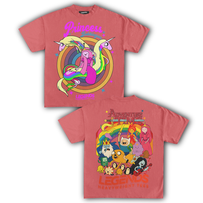 ADVENTURE TIME - PRINCESS BUBBLEGUM TEE II (DOUBLE SIDED)