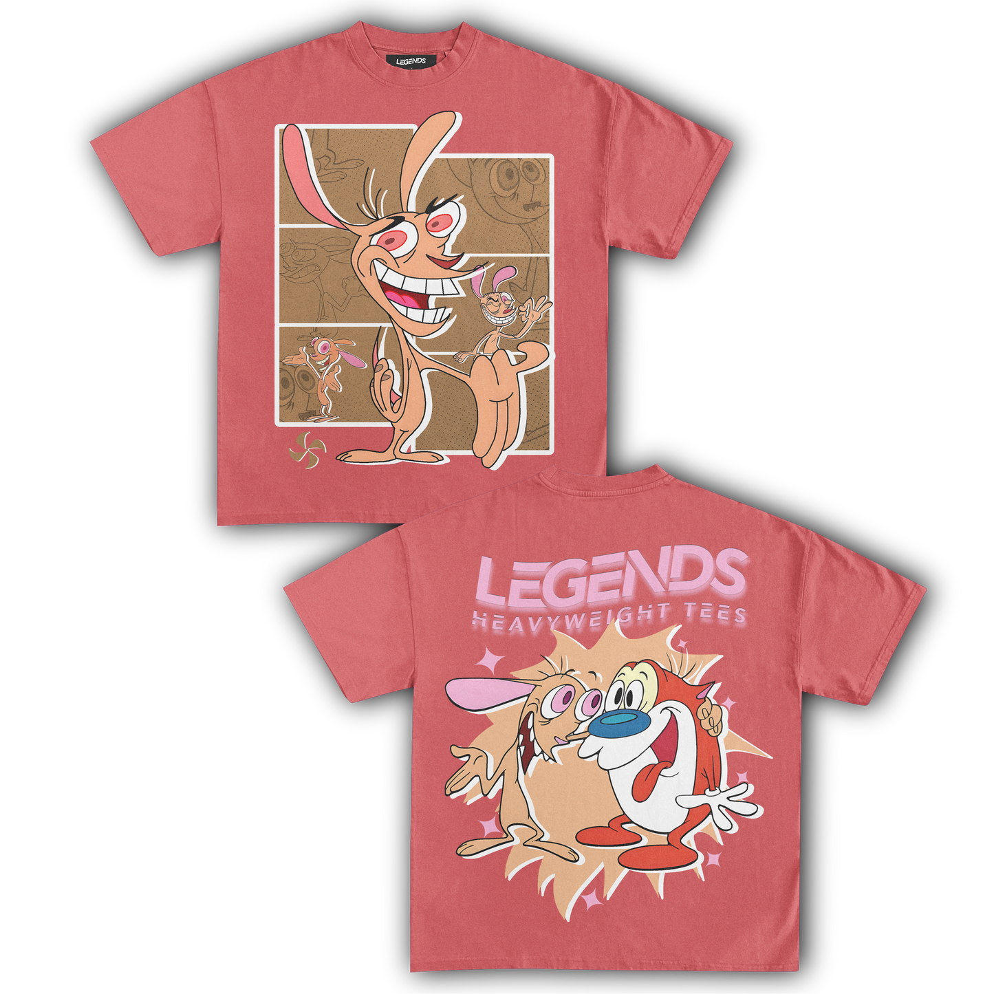 REN & STIMPY TEE III (DOUBLE SIDED)