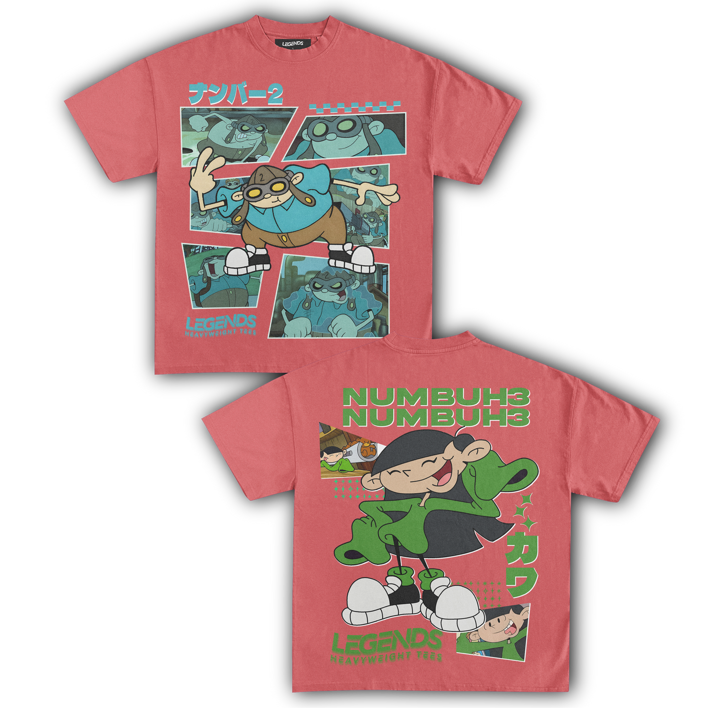 KIDS NEXT DOOR - NUMBER 2 & 3 TEE (DOUBLE SIDED)