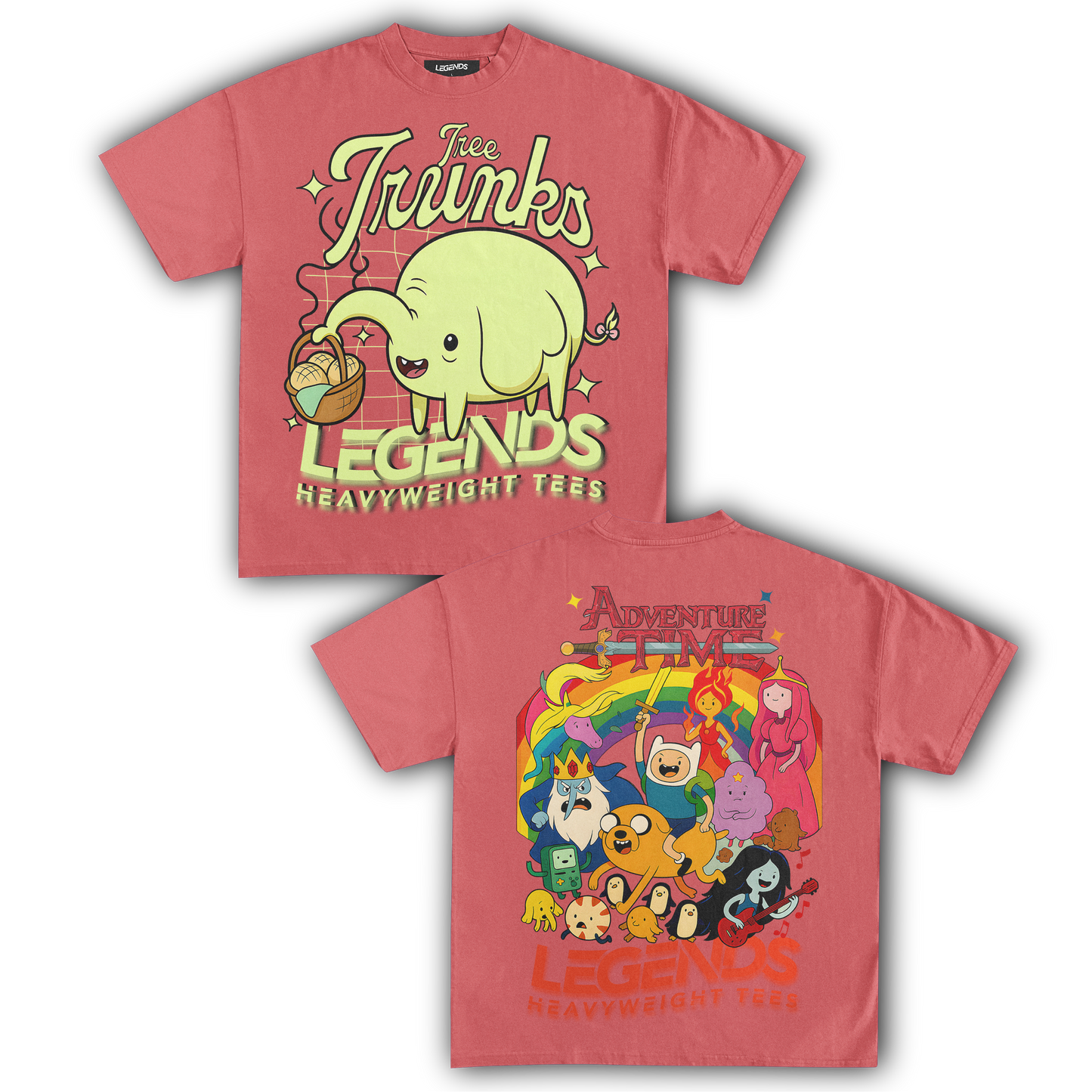 ADVENTURE TIME - TREE TRUNKS TEE II (DOUBLE SIDED)