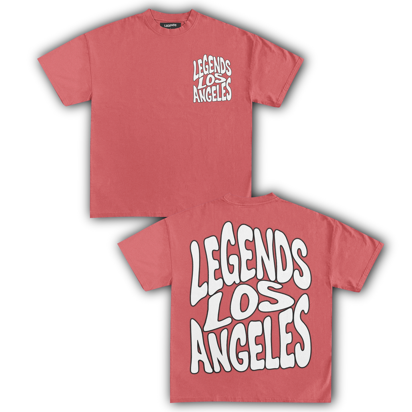 LEGENDS LOS ANGELES DOUBLE TEE WHITE