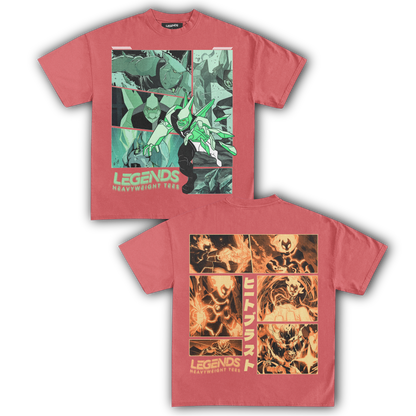 DIAMONDHEAD & HEATBLAST TEE (DOUBLE SIDED)