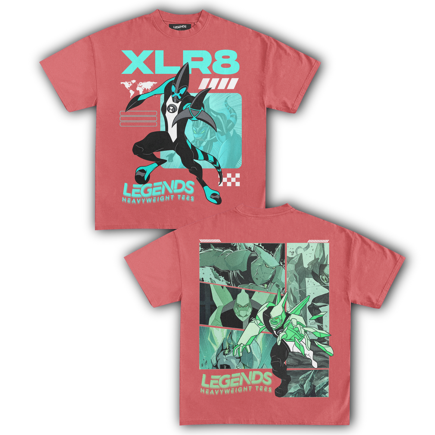 XRL8 & DIAMONDHEAD TEE (DOUBLE SIDED)