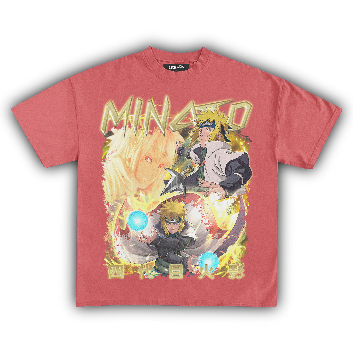 NARUTO SHIPPUDEN MINATO VINTAGE TEE