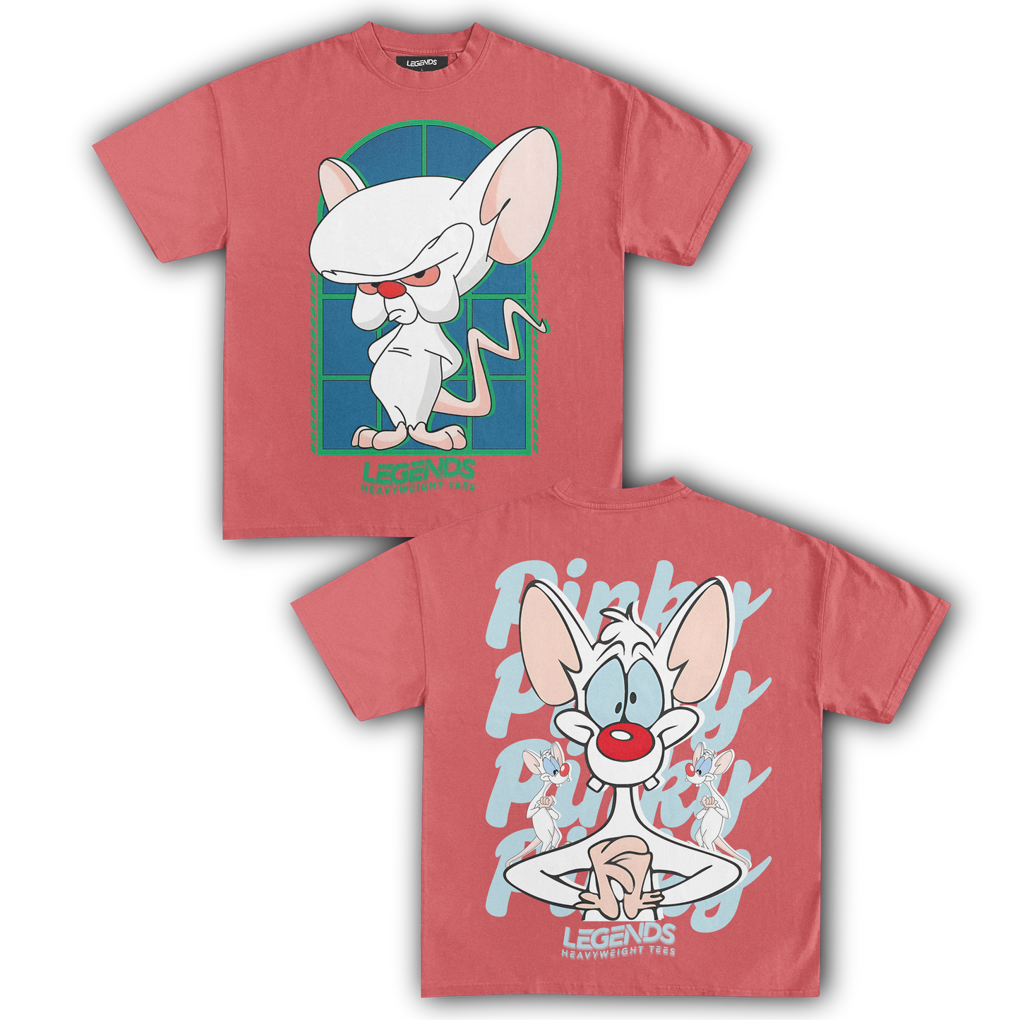 THE BRAIN & PINKY TEE (DOUBLE SIDED)