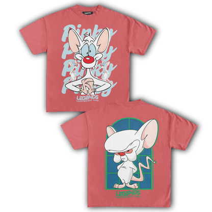 PINKY & THE BRAIN TEE II (DOUBE SIDED)