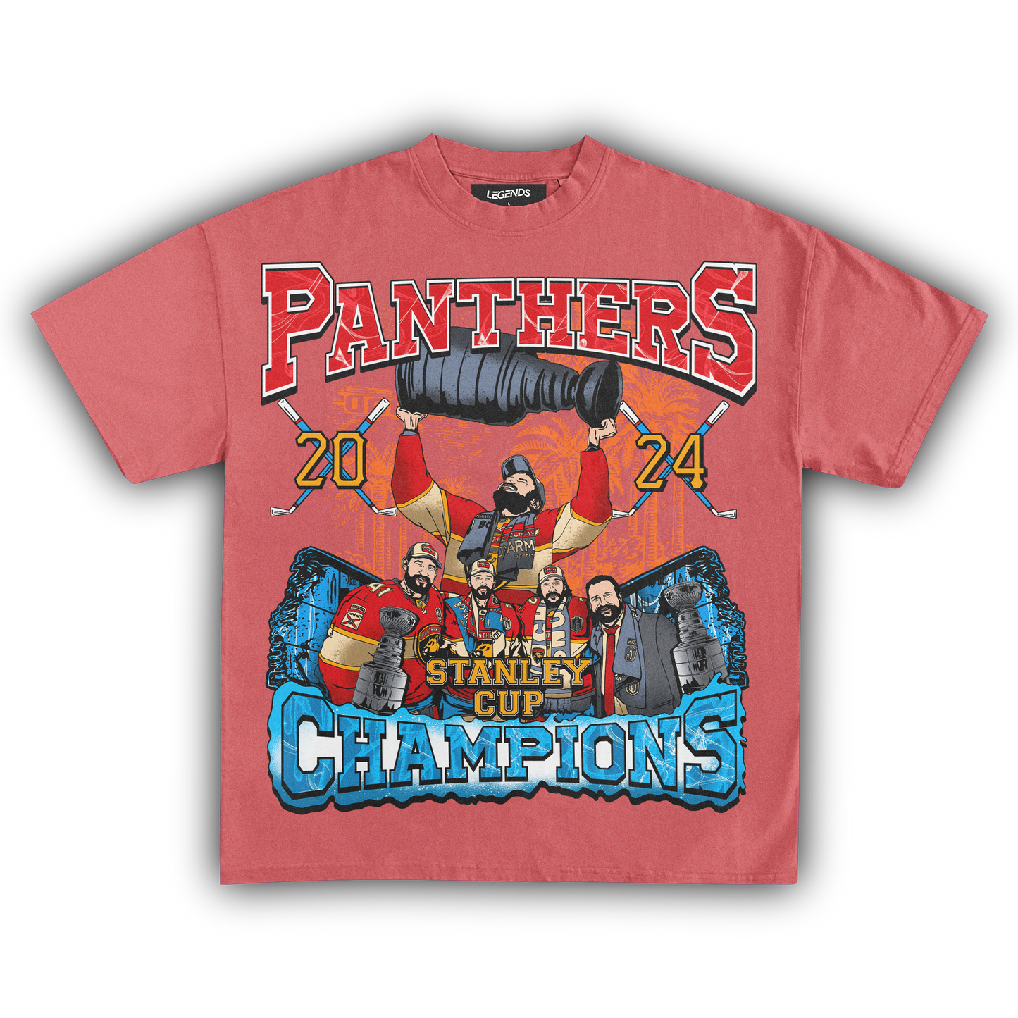 FLORIDA PANTHERS 2024 STANLEY CUP CHAMPIONS TEE