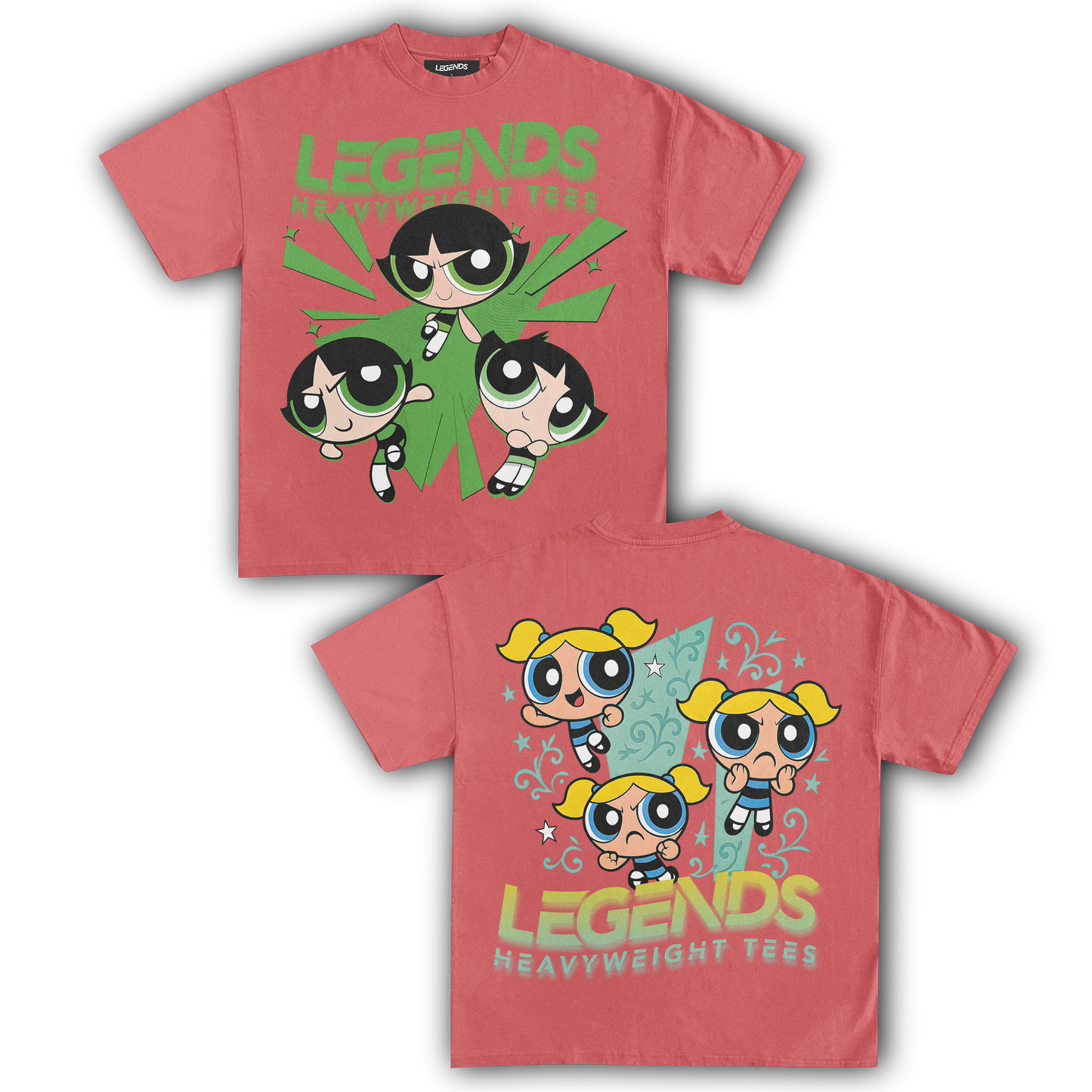 BUTTERCUP & BUBBLES TEE (DOUBLE SIDED)