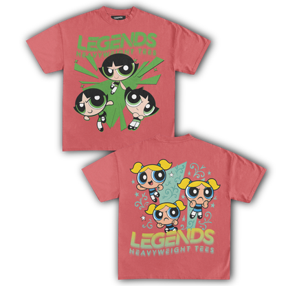 BUTTERCUP & BUBBLES TEE (DOUBLE SIDED)