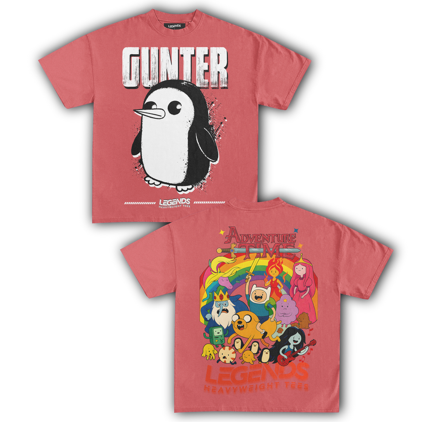ADVENTURE TIME - GUNTER TEE IV (DOUBLE SIDED)
