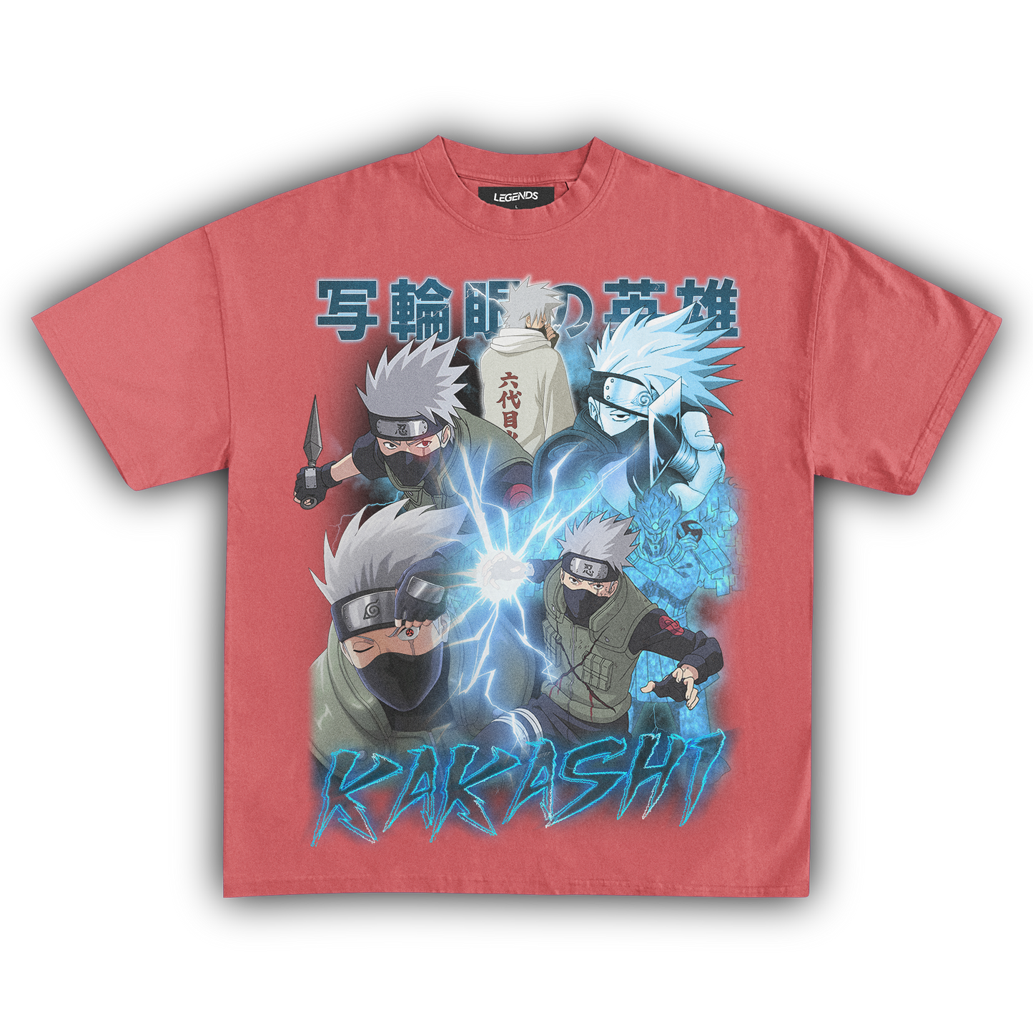 NARUTO SHIPPUDEN KAKASHI VINTAGE TEE