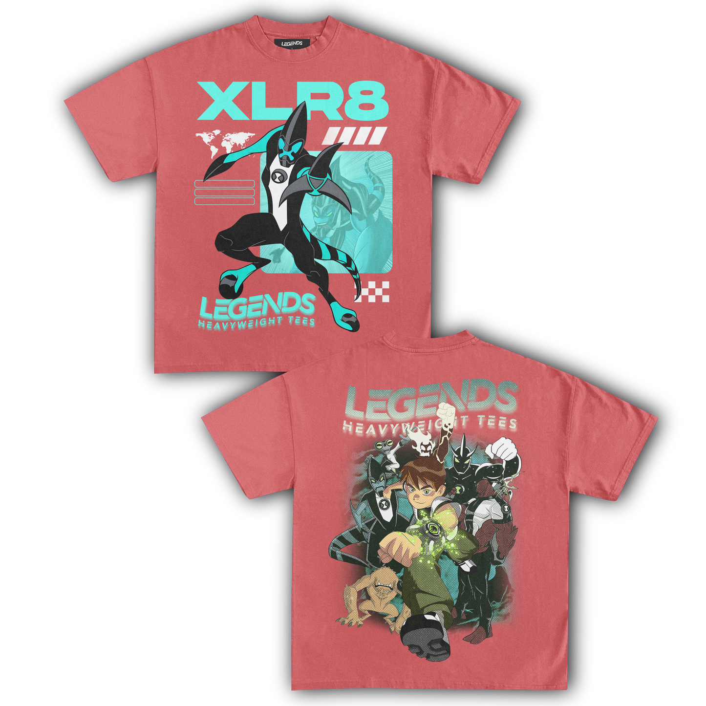 XRL8 & BEN 10 TEE (DOUBLE SIDED)
