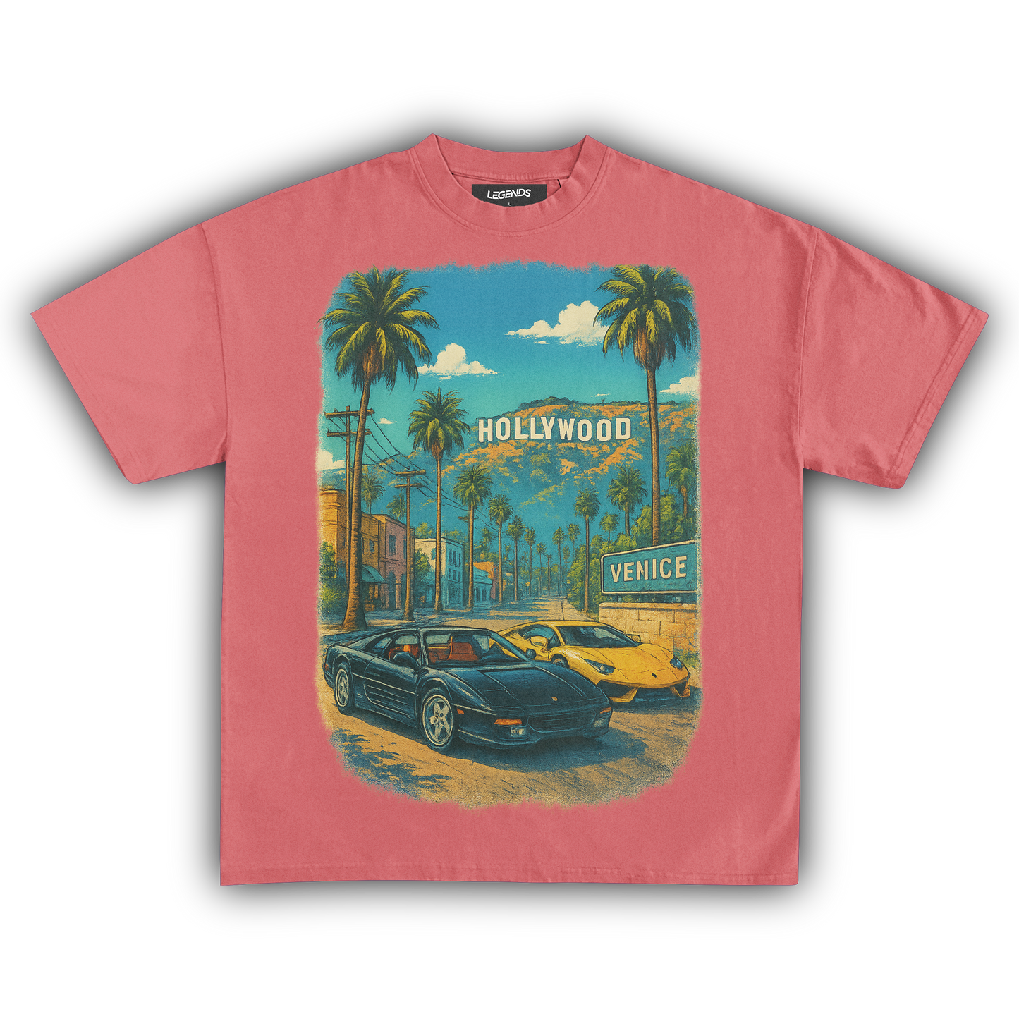 HOLLYWOOD Y VENICE TEE