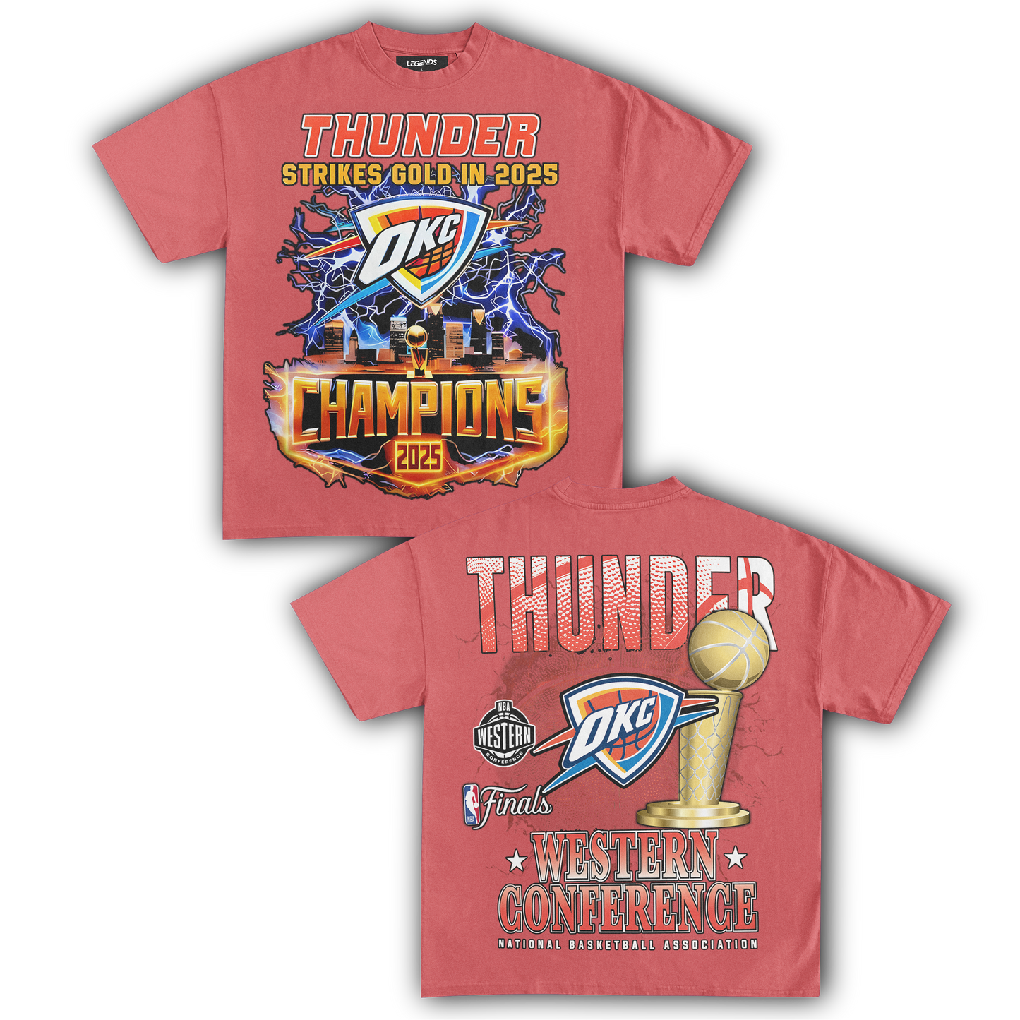 OKLAHOMA CITY THUNDER - CHAMPIONS I (DOUBLE SIDED)