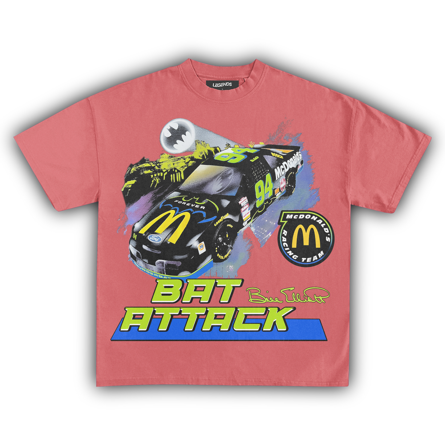 BAT ATTACK BILL ELLIOTT TEE