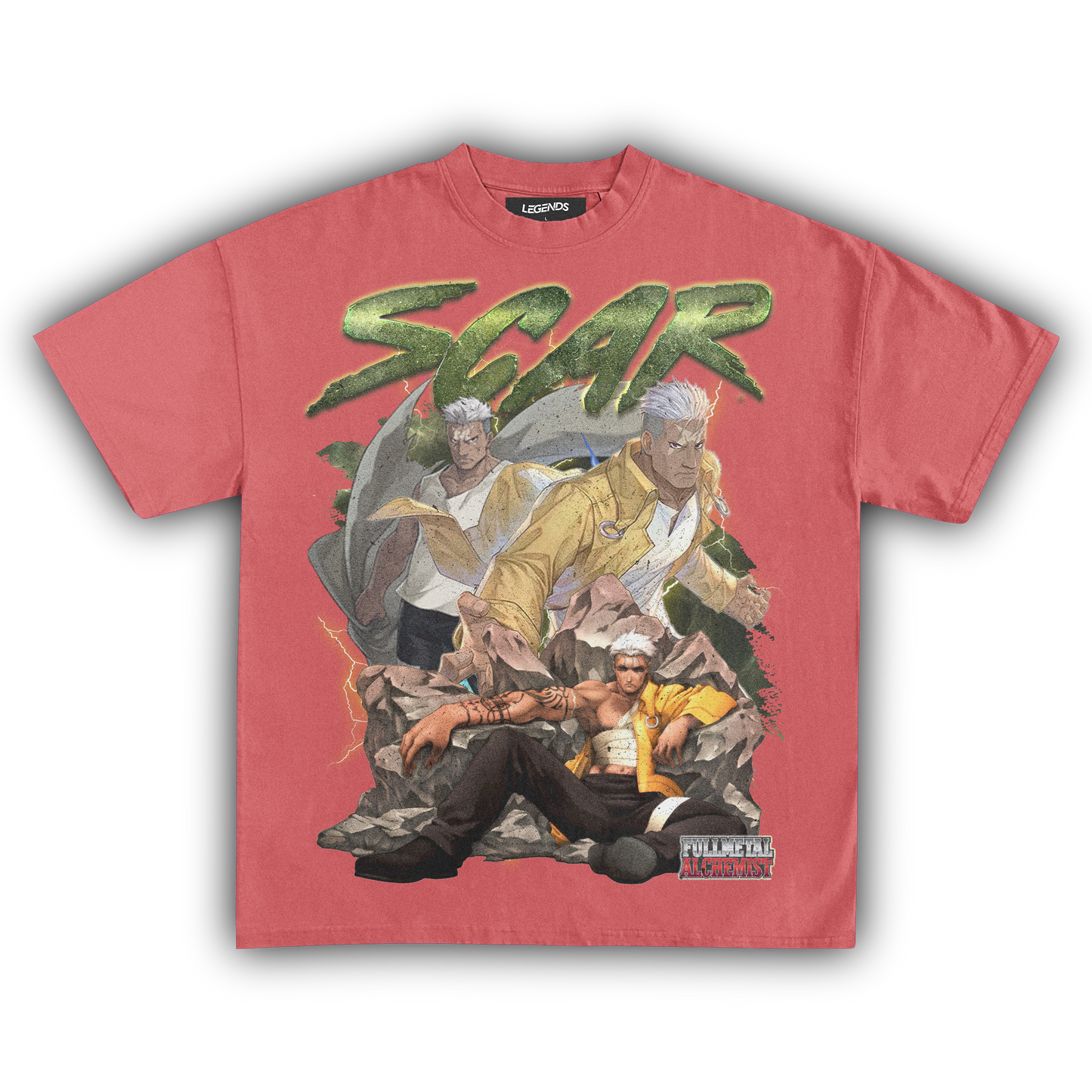 FULL METAL ALCHEMIST: SCAR VINTAGE TEE