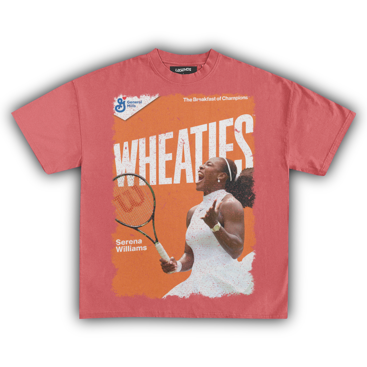 WHEATIES SERENA WILLIAMS 2001 VINTAGE TEE