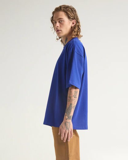 9.0 OZ SUPER HEAVYWEIGHT GARMENT DYE TEE (Royal)