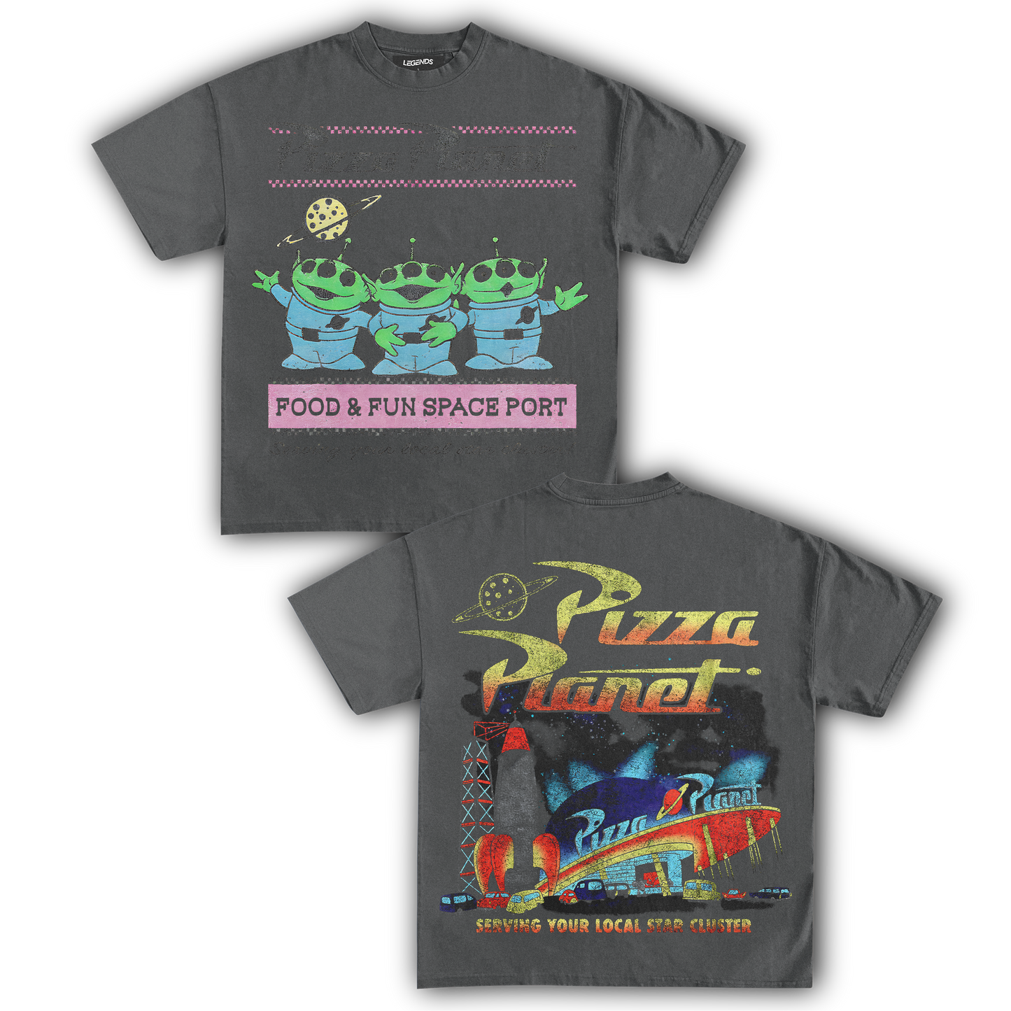 TOY STORY - PIZZA PLANET TEE IV (DOUBLE SIDED)