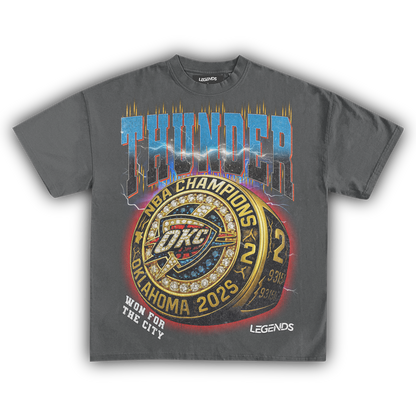 OKLAHOMA CITY THUNDER - CHAMPION RING TEE