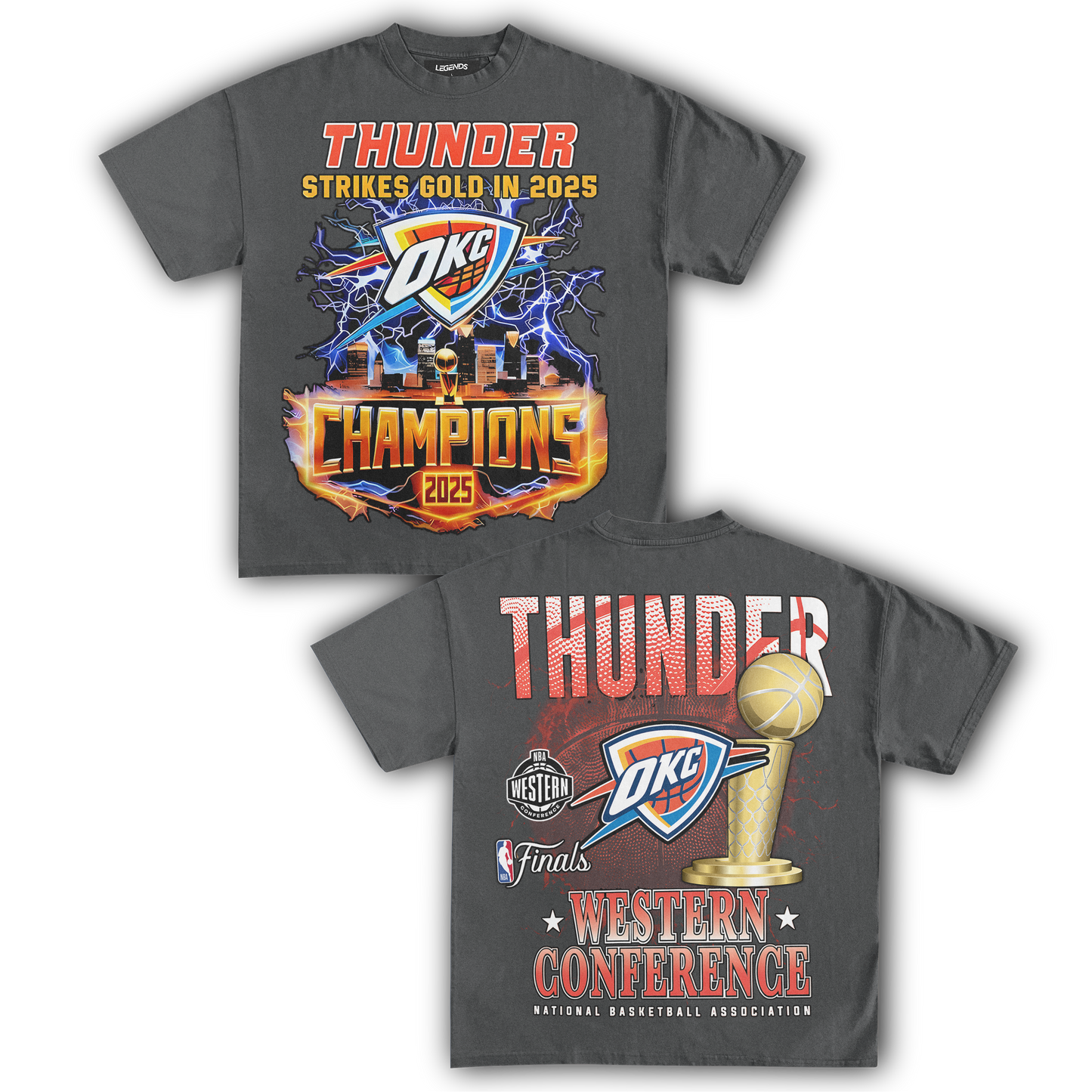 OKLAHOMA CITY THUNDER - CHAMPIONS I (DOUBLE SIDED)