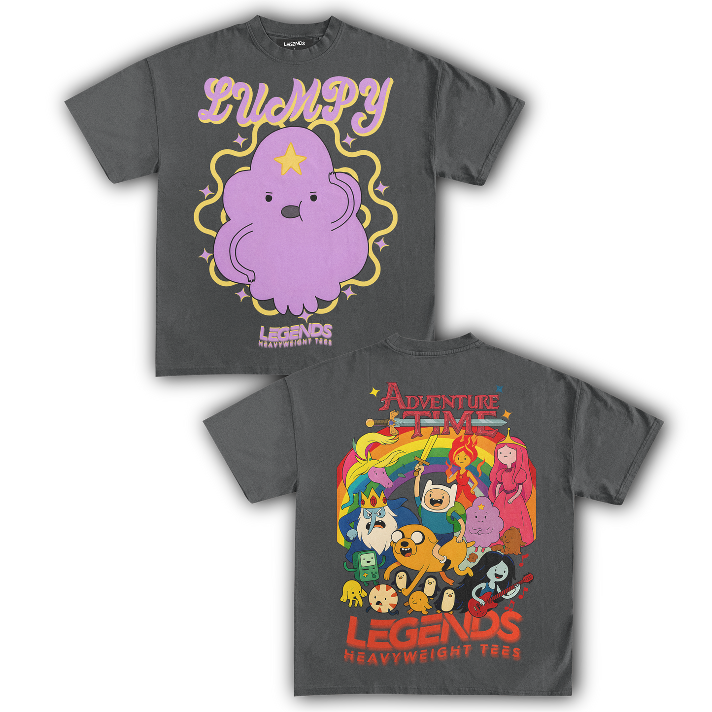 ADVENTURE TIME - LUMPY SPACE PRINCESS TEE II ( DOUBLE SIDED)