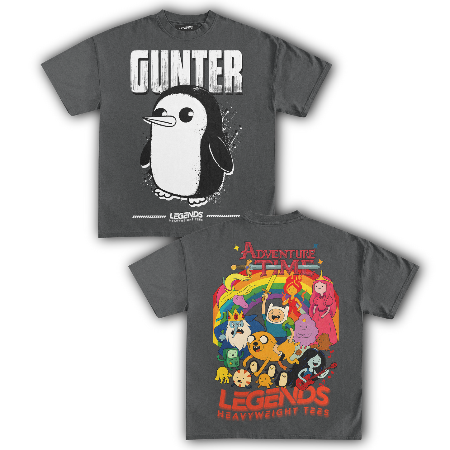 ADVENTURE TIME - GUNTER TEE IV (DOUBLE SIDED)
