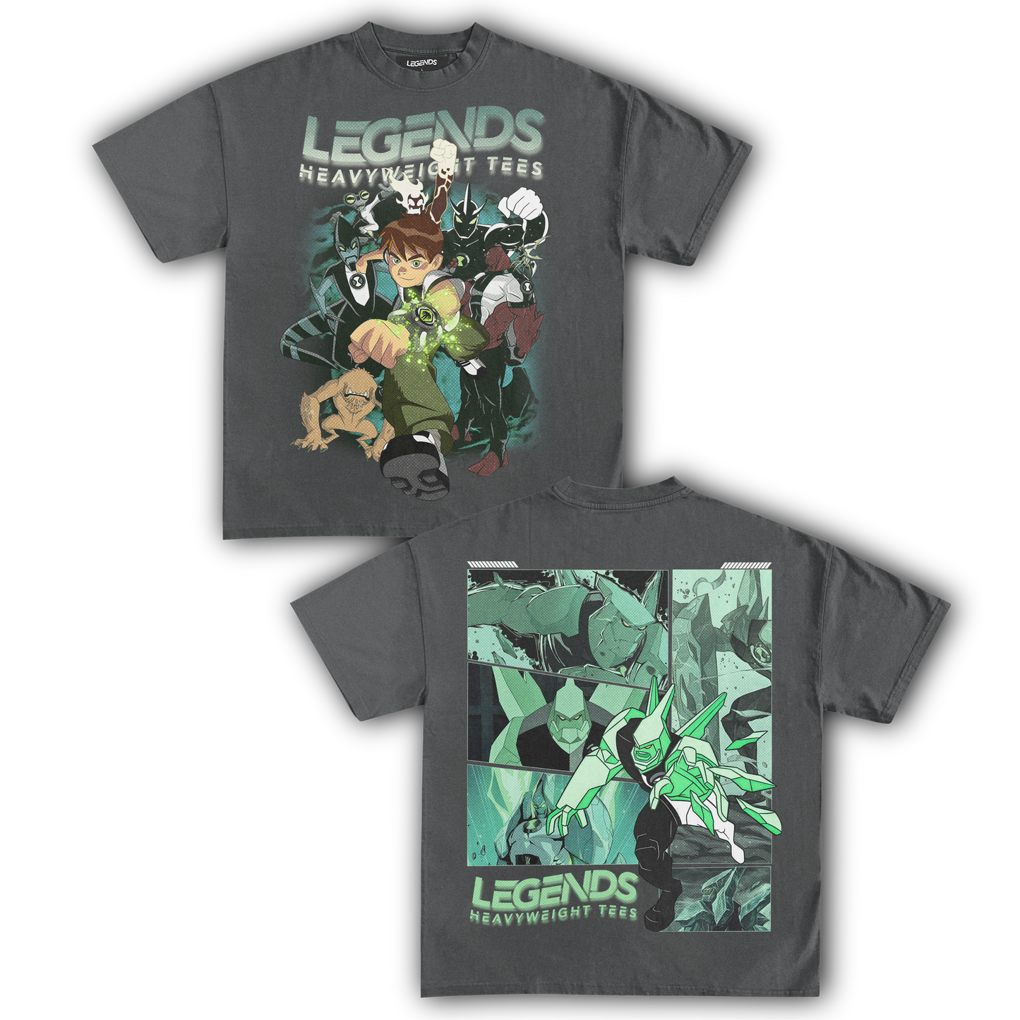 BEN 10 & DIAMONDHEAD TEE (DOUBLE SIDED)