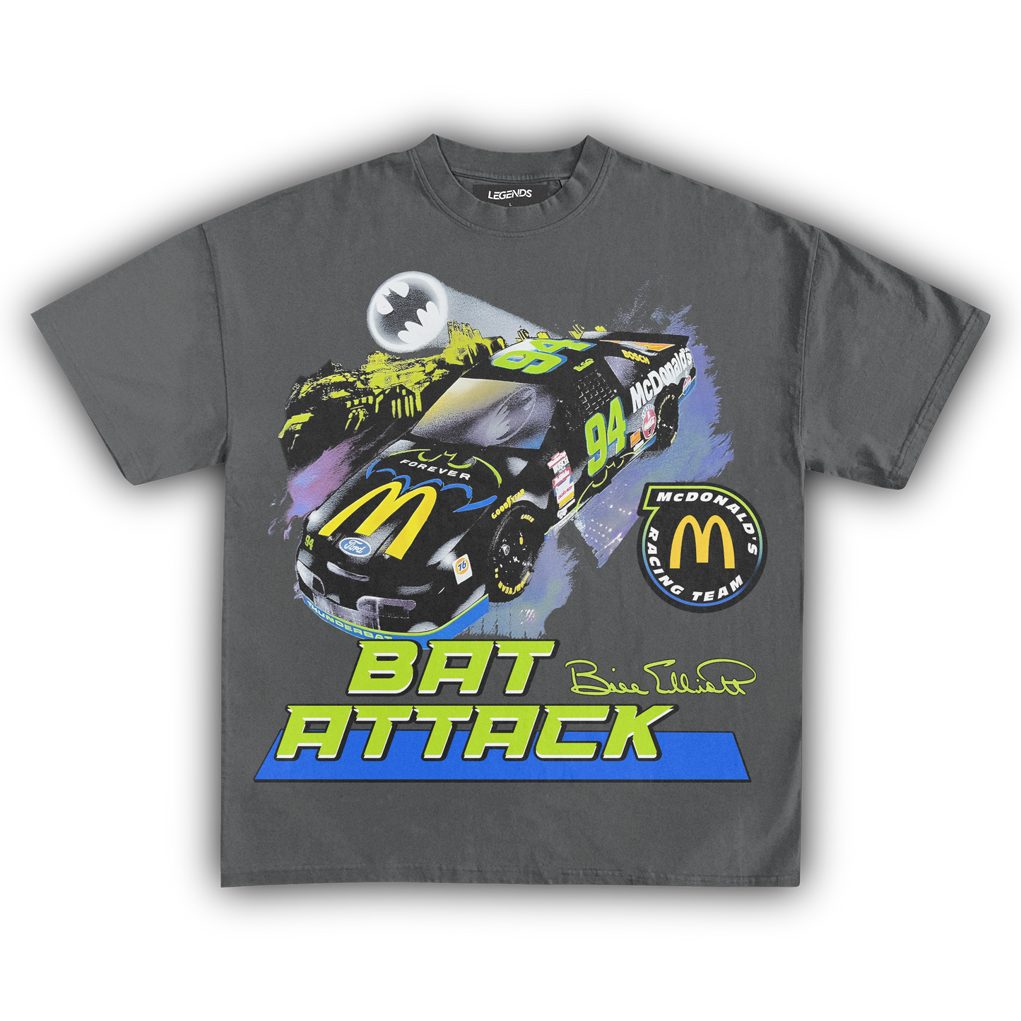 BAT ATTACK BILL ELLIOTT TEE