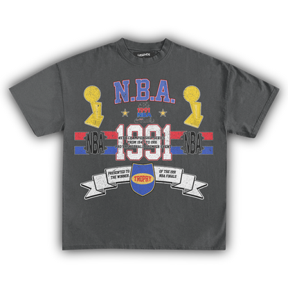 1991 BASKETBALL CHAMPIONS VINTAGE TEE