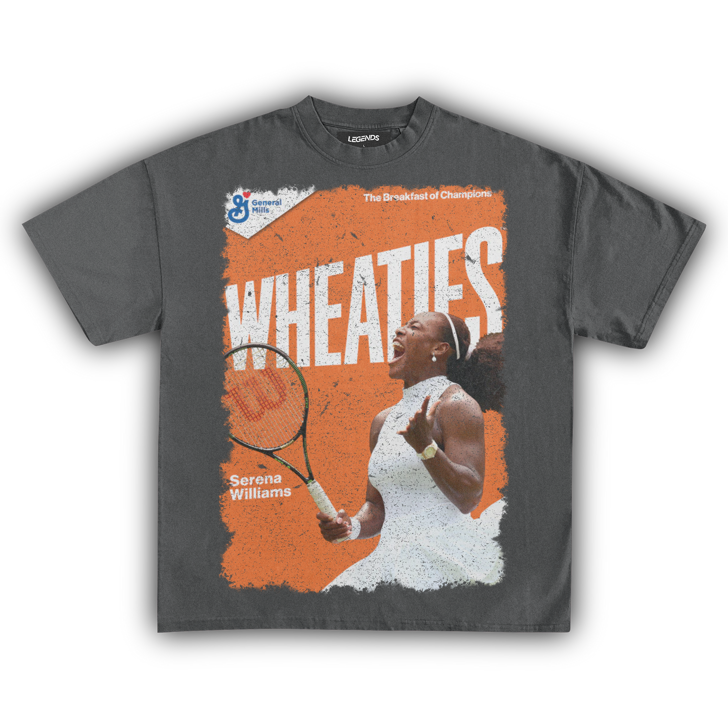 WHEATIES SERENA WILLIAMS 2001 VINTAGE TEE