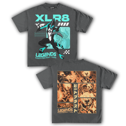 XRL 8 & HEATBLAST TEE (DOUBLE SIDED)