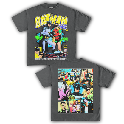 BATMAN & ROBIN 1966 VINTAGE TEE (Double Sided)